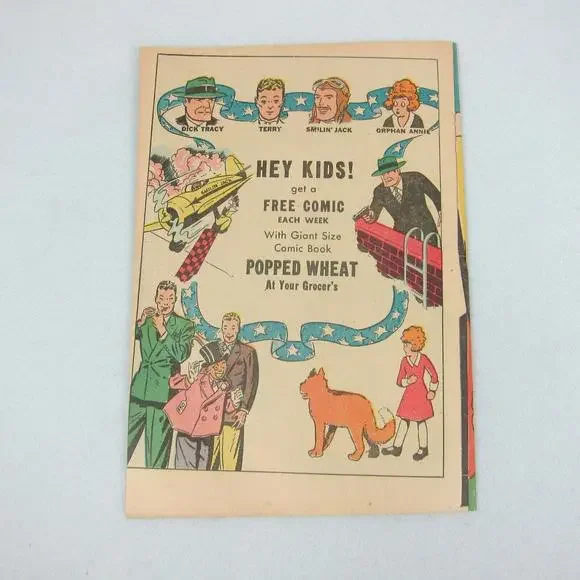 Vintage 1938 Smilin Jack Comic Book Chicago Tribune Popped Wheat Promo - Picture 10 of 12